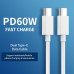 2M PD FAST CHARGER USB C-TYPE TO USB C-TYPE CABLE